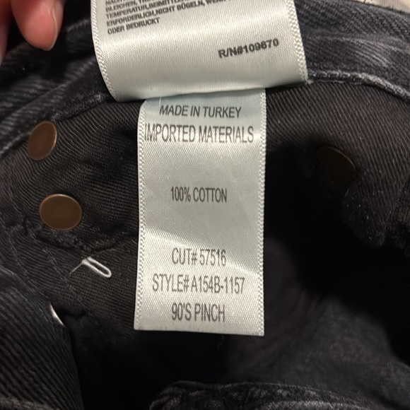 Agolde Riley High Rise Straight Crop size 24 - Picture 6 of 6